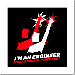 Engineering Superpower Posters and Art